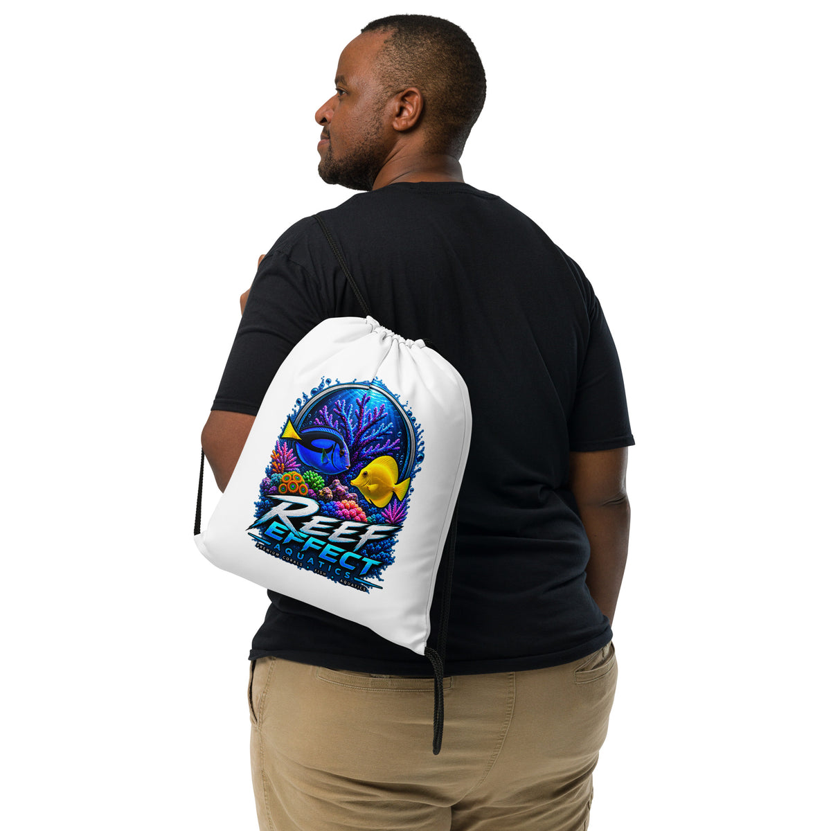 Reef Effect Aquatics Signature Drawstring Bag